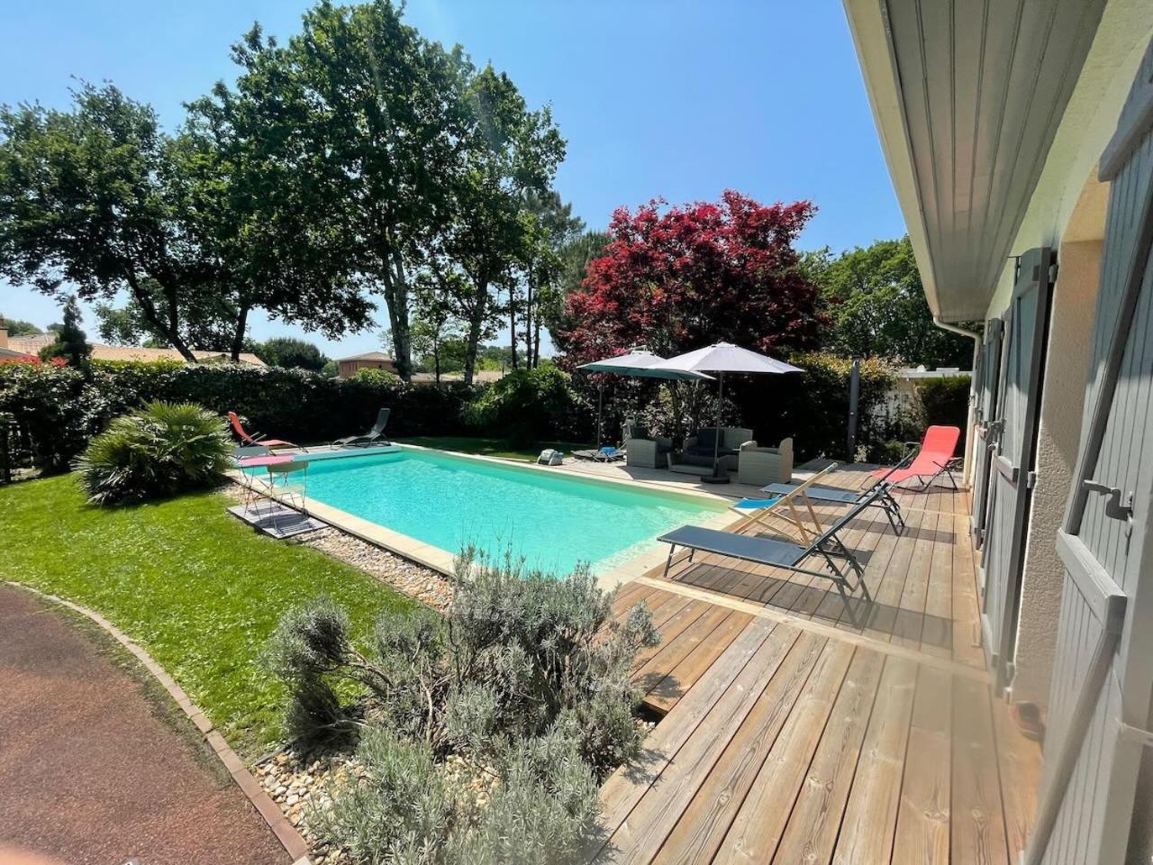 Villa Avec Piscine Andernos Les Bains Εξωτερικό φωτογραφία